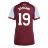 Aston Villa Jadon Sancho #19 Hjemmedrakt Kvinner 2025-26 Kortermet